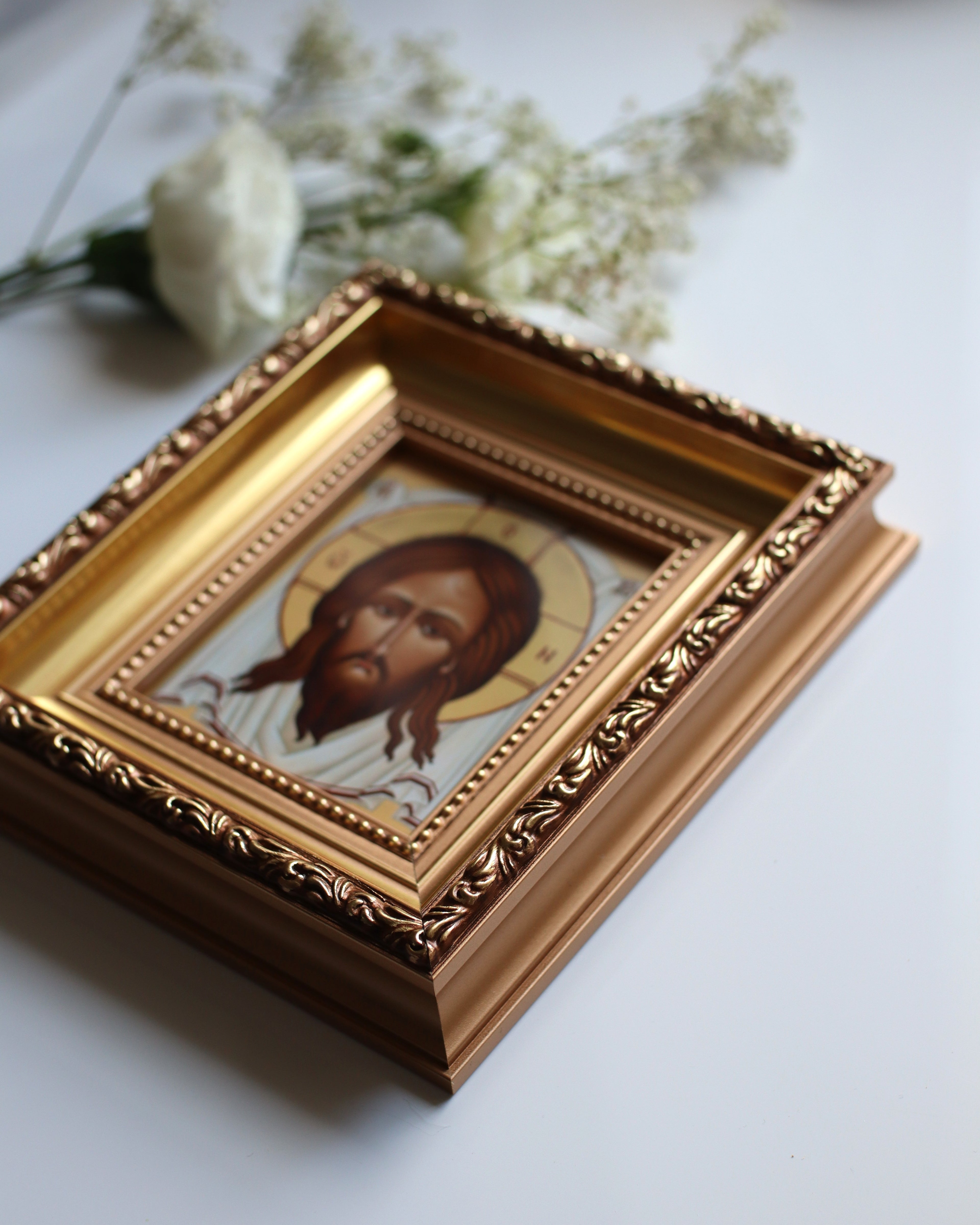 Printed Icon of the Holy Mandylion (Image Not Made by Hands)